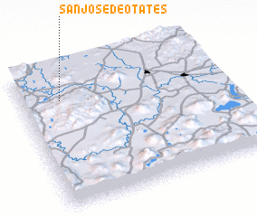 3d view of San José de Otates