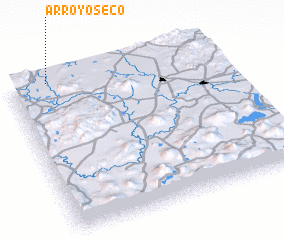 3d view of Arroyo Seco