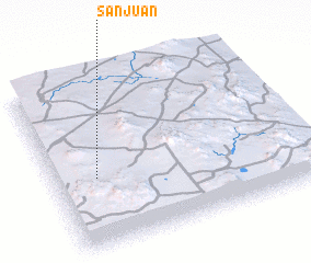 3d view of San Juan