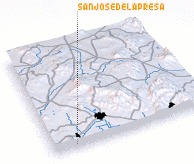 3d view of San José de la Presa