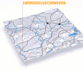 3d view of San Miguel de Camarena