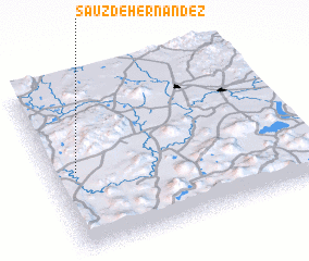 3d view of Sauz de Hernández