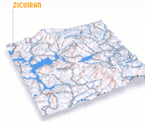 3d view of Zicuirán