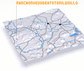 3d view of Rancho Nuevo de Atotonilquillo