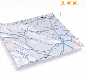 3d view of El Hondo