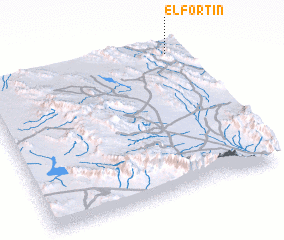 3d view of El Fortín