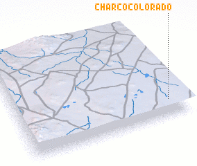 3d view of Charco Colorado