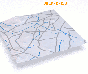 3d view of Valparaíso