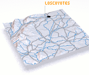 3d view of Los Coyotes