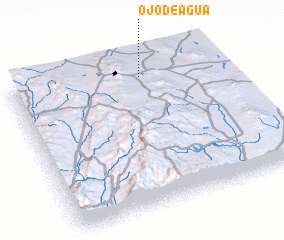 3d view of Ojo de Agua