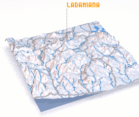 3d view of La Damiana