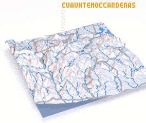 3d view of Cuauhtémoc Cárdenas