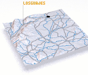 3d view of Los Guajes