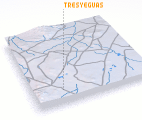 3d view of Tres Yeguas