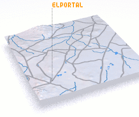 3d view of El Portal