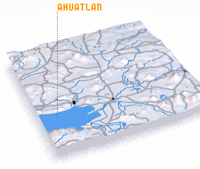 3d view of Ahuatlán