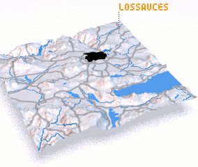 3d view of Los Sauces