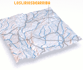 3d view of Los Lirios de Arriba