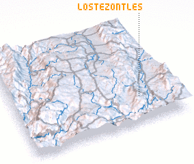 3d view of Los Tezontles