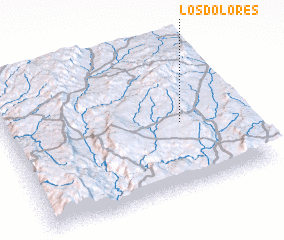 3d view of Los Dolores