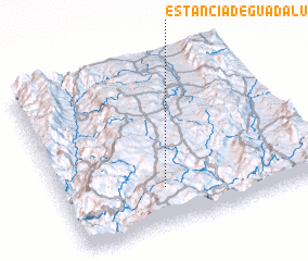 3d view of Estancia de Guadalupe