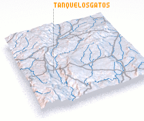 3d view of Tanque los Gatos