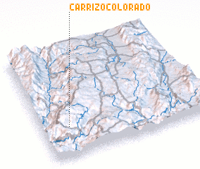 3d view of Carrizo Colorado