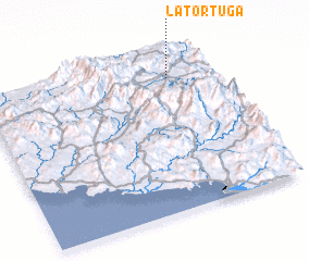 3d view of La Tortuga