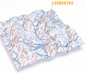 3d view of Los Bueyes