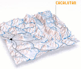 3d view of Cacalután