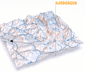 3d view of Ojo de Agua