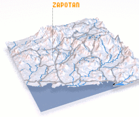 3d view of Zapotán