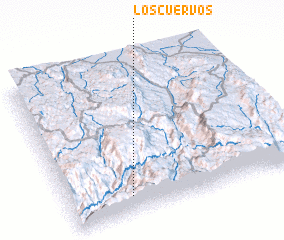 3d view of Los Cuervos