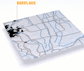 3d view of Barr Lake