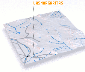 3d view of Las Margaritas