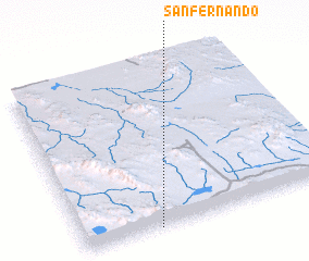 3d view of San Fernando