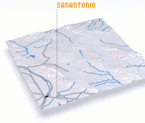 3d view of San Antonio