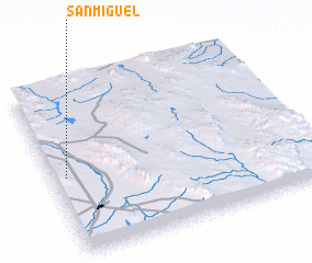 3d view of San Miguel