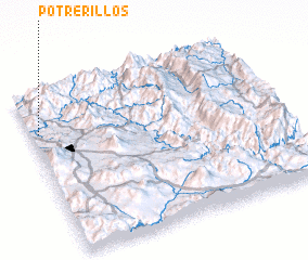 3d view of Potrerillos