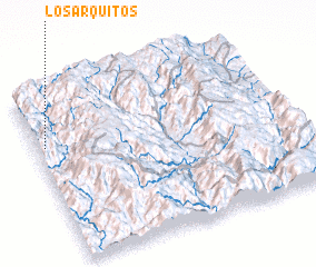 3d view of Los Arquitos