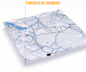 3d view of Tapias Coloradas