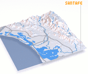 3d view of Santa Fe