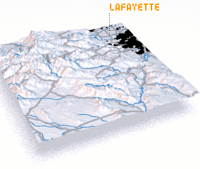 3d view of Lafayette