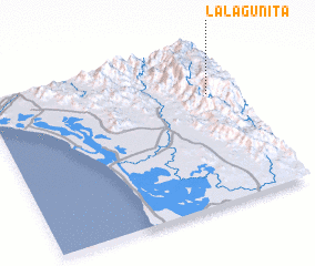 3d view of La Lagunita