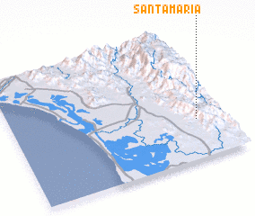 3d view of Santa María