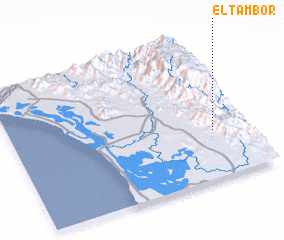 3d view of El Tambor