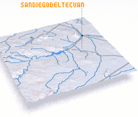 3d view of San Diego del Tecuán