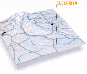 3d view of El Cerrito