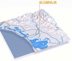 3d view of El Capulin