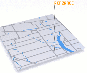 3d view of Penzance